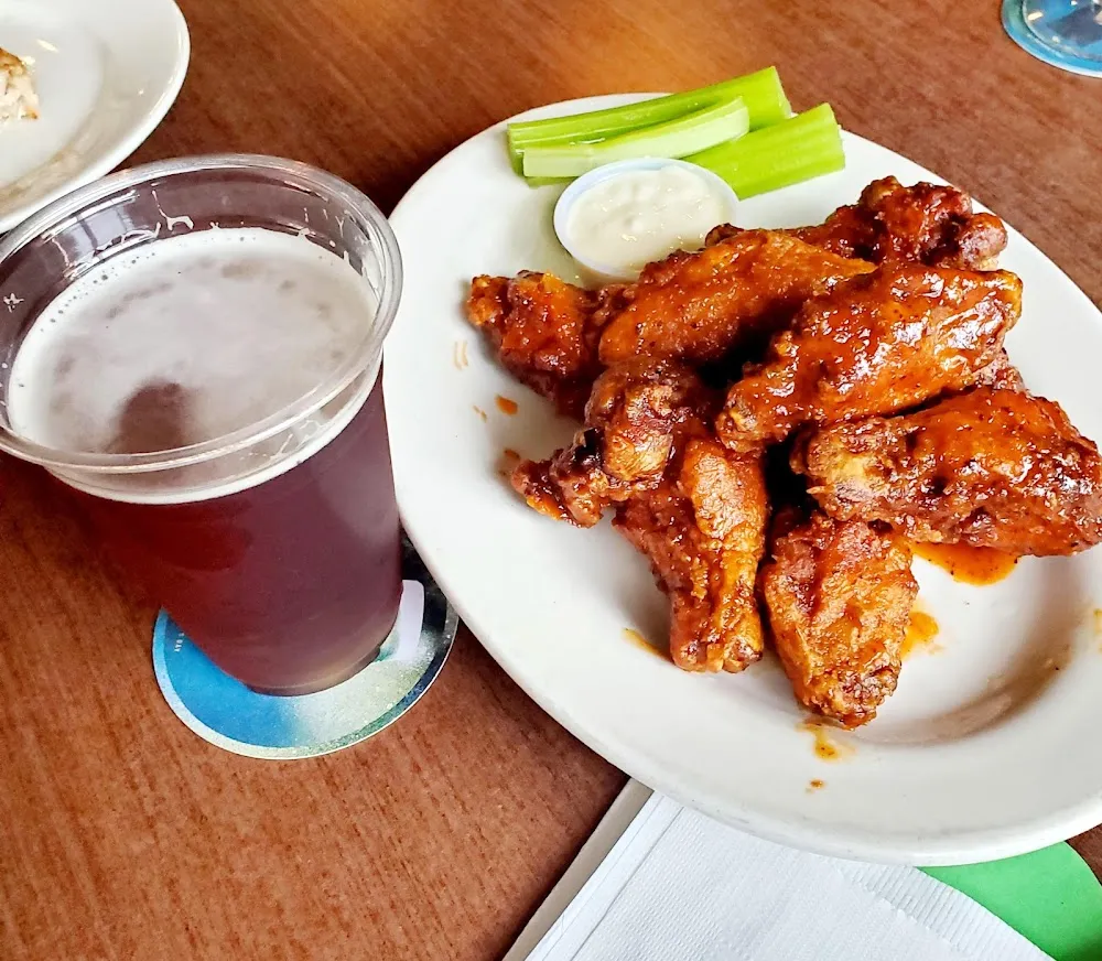 Yuengling Lager on Tap and Famous Wings